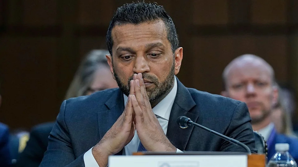 Kash Patel Says Locked, Unmarked FBI Room Held 'Burn Bags' of Russiagate Documents