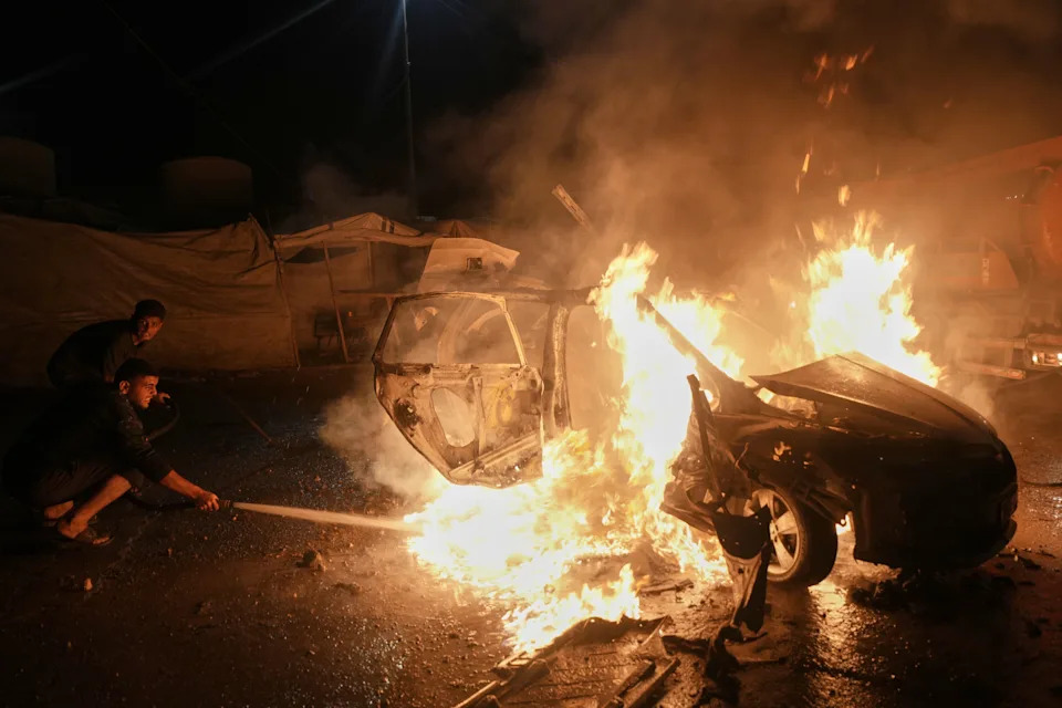 Fotografije iz Gaze: Posledice izraelskog vazdušnog udara u kojem je poginuo komandant Hamasa