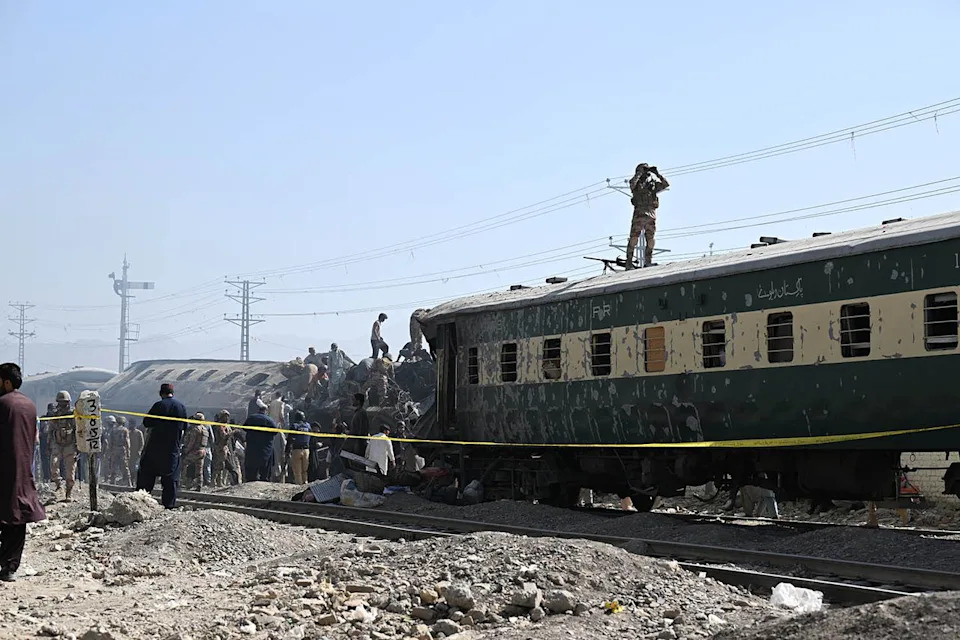 At Least 14 Killed as Bombing Derailed Passenger Train in Balochistan