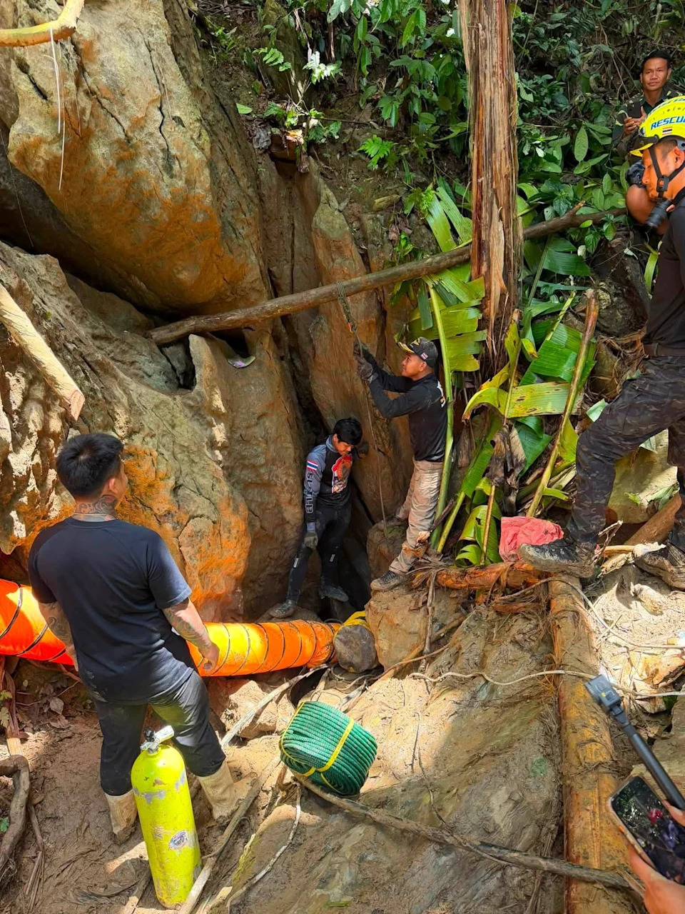 Seven Villagers Trapped in Laos Cave After Flash Floods — Thai Divers Join Race to Reach Them
