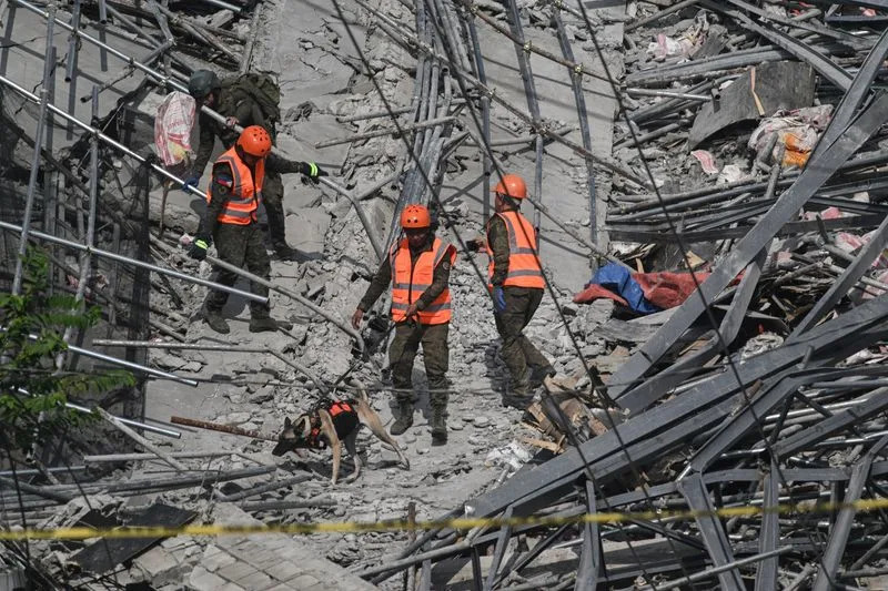 Philippine Rescuers Race to Find Survivors After Angeles Building Collapse; Death Toll Rises to Four