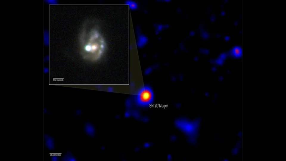 Fermi detektovao gama-zrake iz superluminantne supernove SN 2017egm — magnetar je verovatni izvor energije