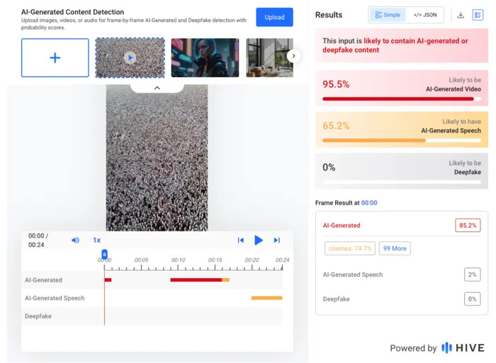 Viralni video 'masovnog' Hadža 2026. nije autentičan — otkriven AI vodeni žig