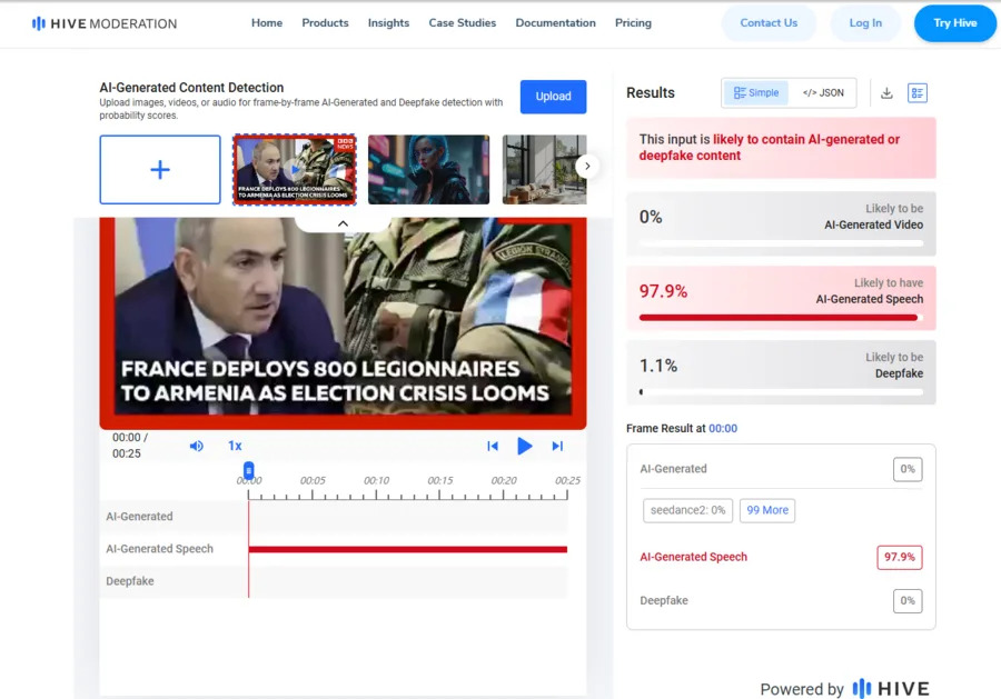 Lažan video sa BBC logoom tvrdi da je Macron poslao 800 legionara u Jermeniju — nije tačno