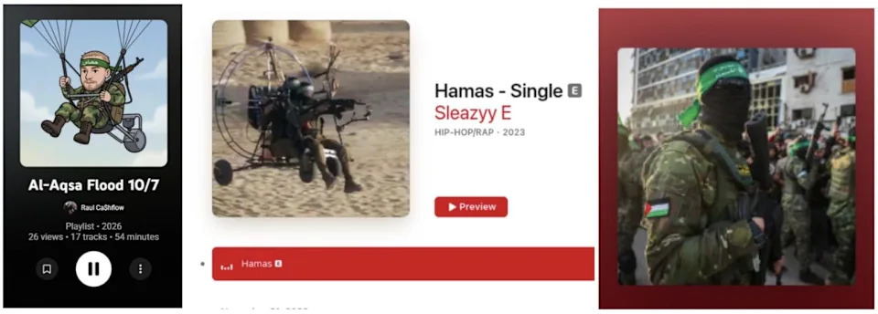 Alarmantno: Pesme Koje Veličaju Hamas Šire Se Po Streaming Platformama