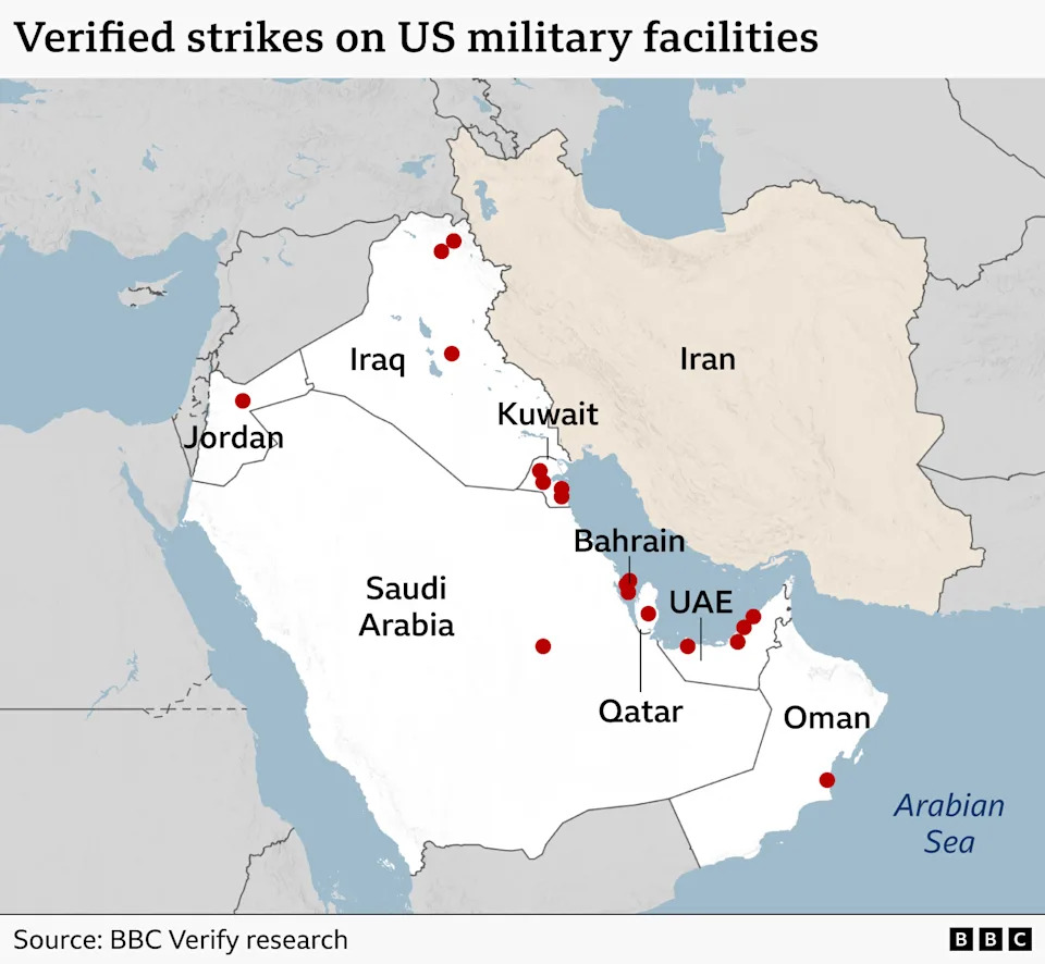 BBC Verify: Iran Oštetio 20 Američkih Vojnih Lokacija — Satelitski Snimci Otkrivaju Veći Obim Štete