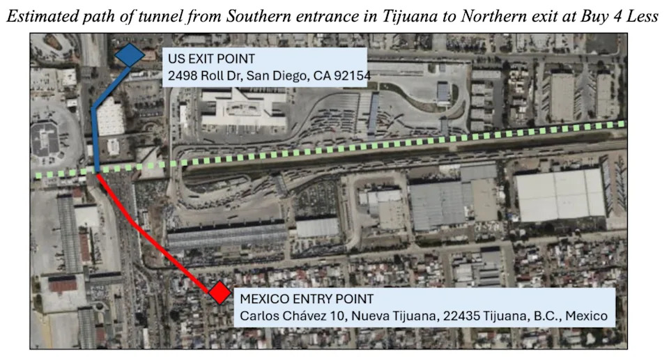 Nearly 2,000-Foot Smuggling Tunnel Found Between San Diego And Tijuana; Over a Ton of Cocaine Seized