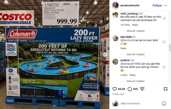 Provera činjenica: Coleman Ne Prodaje 200-Foot „Lazy River” U Costco — Slike Su Lažne i Verovatno AI-Generisane