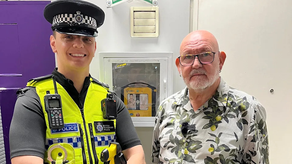 ‘Without the BTP I Probably Wouldn’t Be Here’: Cardiac Arrest Survivor Thanks Officers After Euston Rescue
