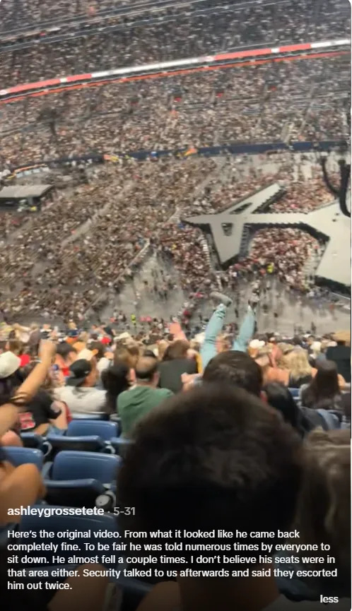 Viral Moment: Fan Who Refused to Sit at Morgan Wallen Concert Falls Down Steep Stadium Rows
