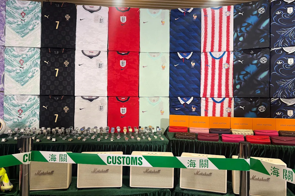 Just Before Kickoff: Hong Kong Customs Seize $20M in Suspected World Cup Counterfeits
