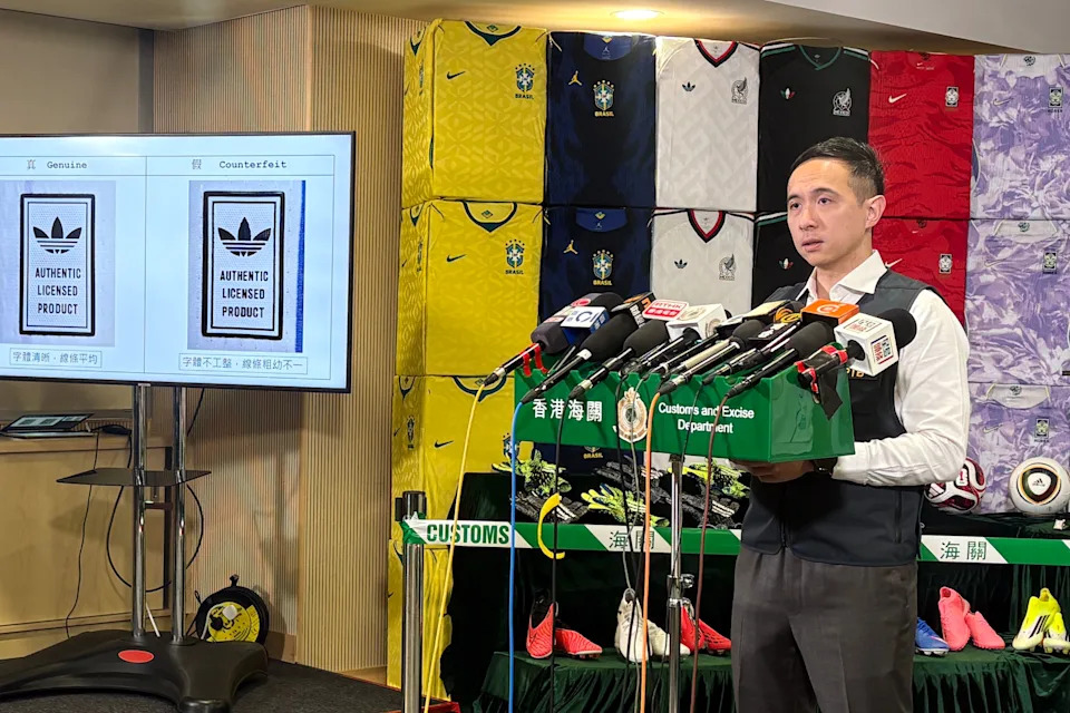 Just Before Kickoff: Hong Kong Customs Seize $20M in Suspected World Cup Counterfeits