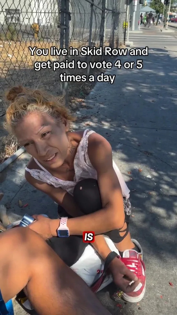 Skid Row Videos Allege Homeless People Were Paid and Coached To Complete Voter Registrations