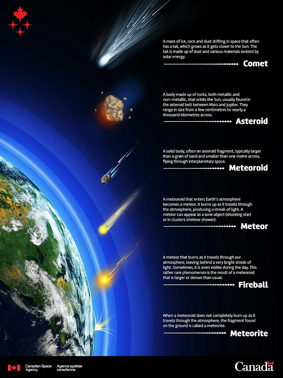 Asteroid ili kometa? Meteor ili meteorit? Kako prepoznati šta je preletelo noćno nebo