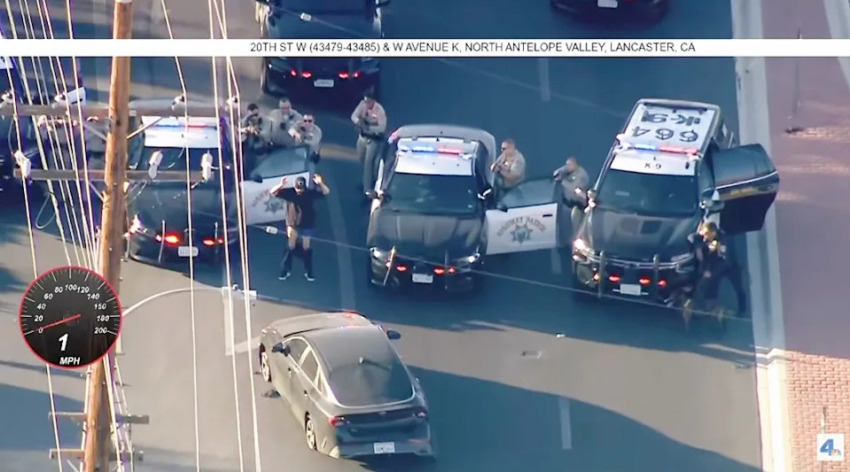 Suspect Linked to Deadly Pomona Shooting Arrested After Long CHP Chase From Castaic to Lancaster