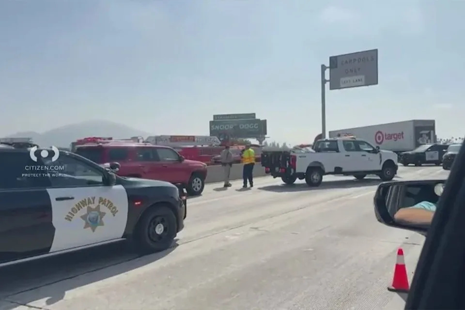 Deadly Crash on 210 Freeway: Semi-Truck Crosses Median in Irwindale — 1 Killed, 32 Injured