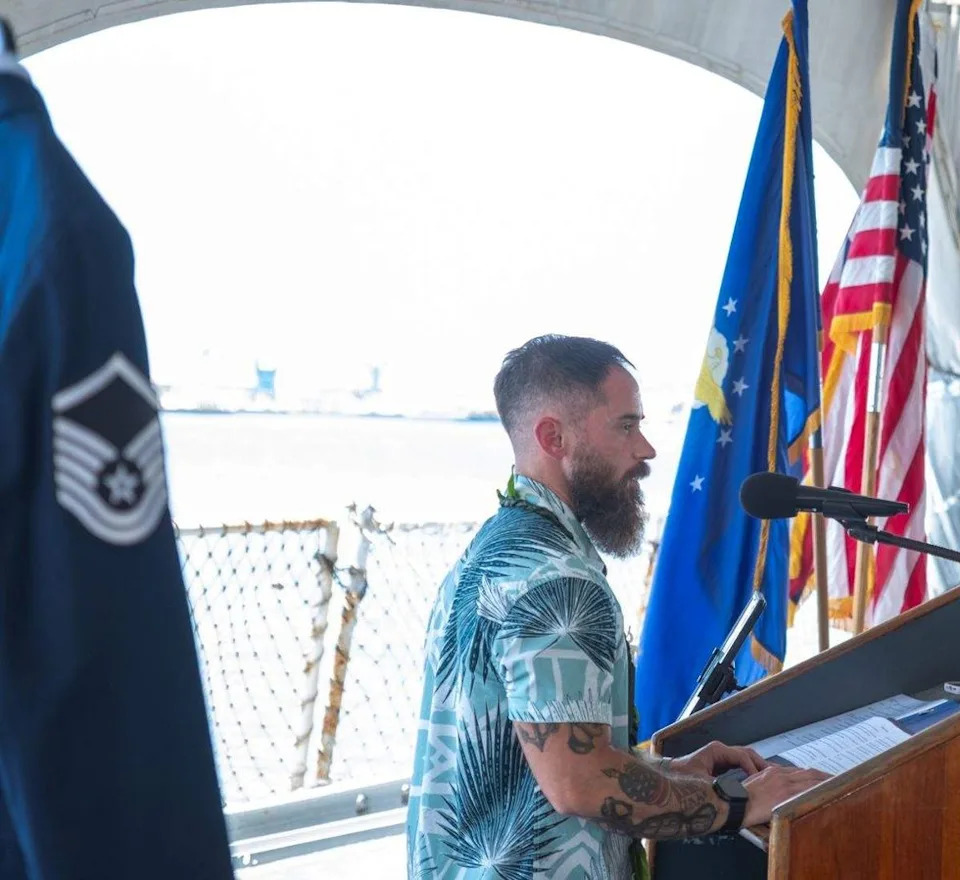 Forced to Retire Under Trump Policy, Trans Airman Passes the Torch to a Firefighter Fighting to Rejoin the Service
