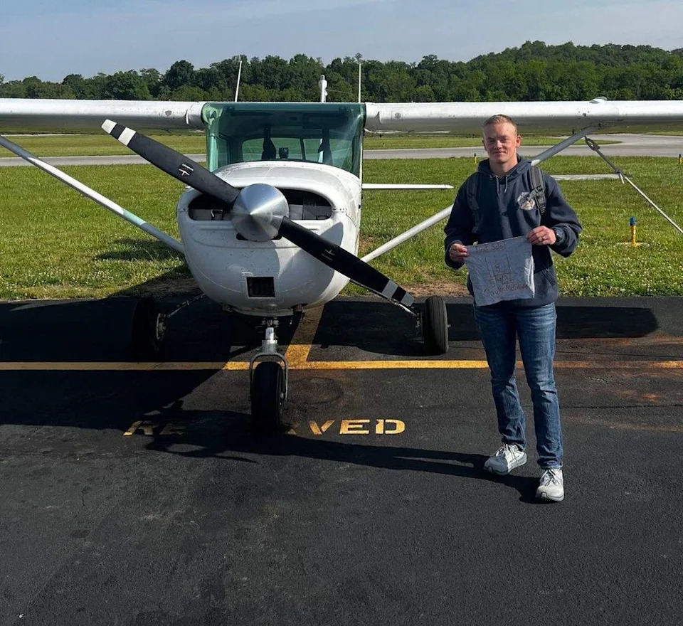 Forced to Retire Under Trump Policy, Trans Airman Passes the Torch to a Firefighter Fighting to Rejoin the Service
