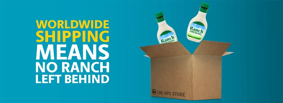 UPS Launches 'Ship and Dip' — 20% Off to Send Ranch Dressing Home as TSA, Kraft Heinz Join the Craze
