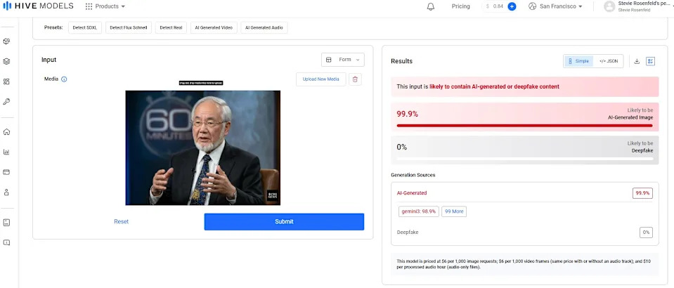Lažna vest: Nobelovac Yoshinori Ohsumi nije izlečio Alchajmer — članak imitira 60 Minutes