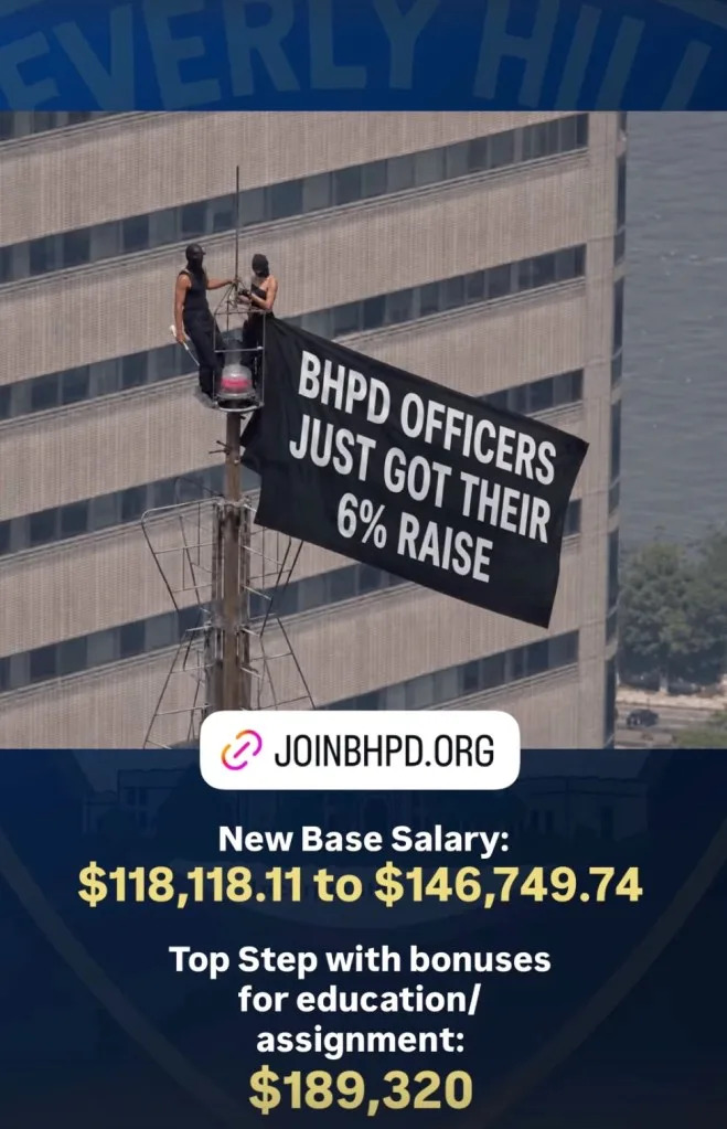 Beverly Hills Police Get Major Pay Hike — Starting Salaries Now Among Nation’s Highest
