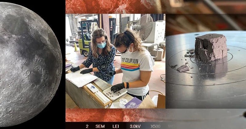 Test Na ISS Pokazao: Mesečev Prah Može Postati Građevinski Materijal