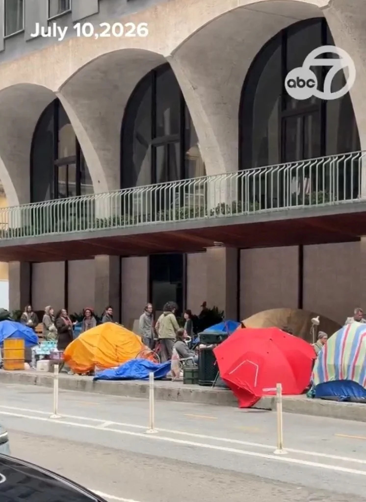 Netflix Film Set Sparks Alarm: Fake Homeless Encampment Erected in San Francisco Financial District