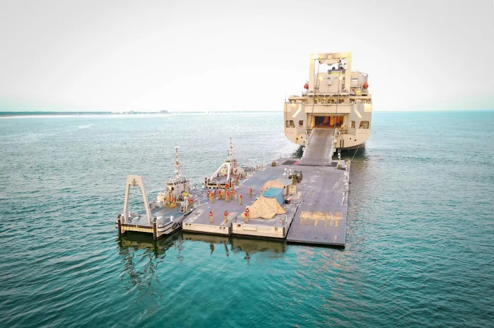 Marinci Testiraju Protivdron Mreže Na Plutajućoj Platformi Tokom Vežbe CJLOTS 26