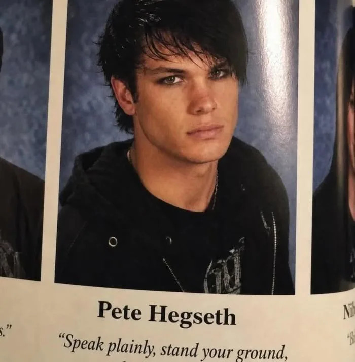 Fact Check: Viral 'Punk' Yearbook Photo Of Pete Hegseth Is AI-Generated — Real Yearbook Portraits Differ