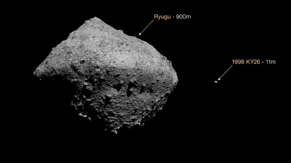 Hayabusa2 Prišla Na 800 m: Izbliza Snimljena Dvojna Stena Asteroida Torifune