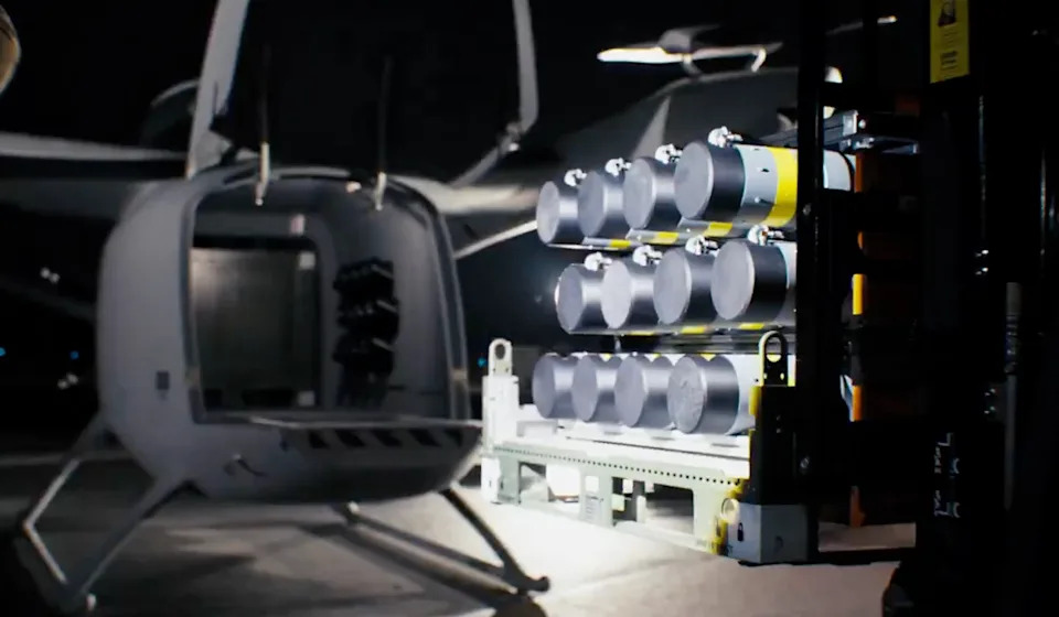 MV250: Hibridno-električni VTOL Dron Za Teški Teret Predstavljen Na Farnboroughu