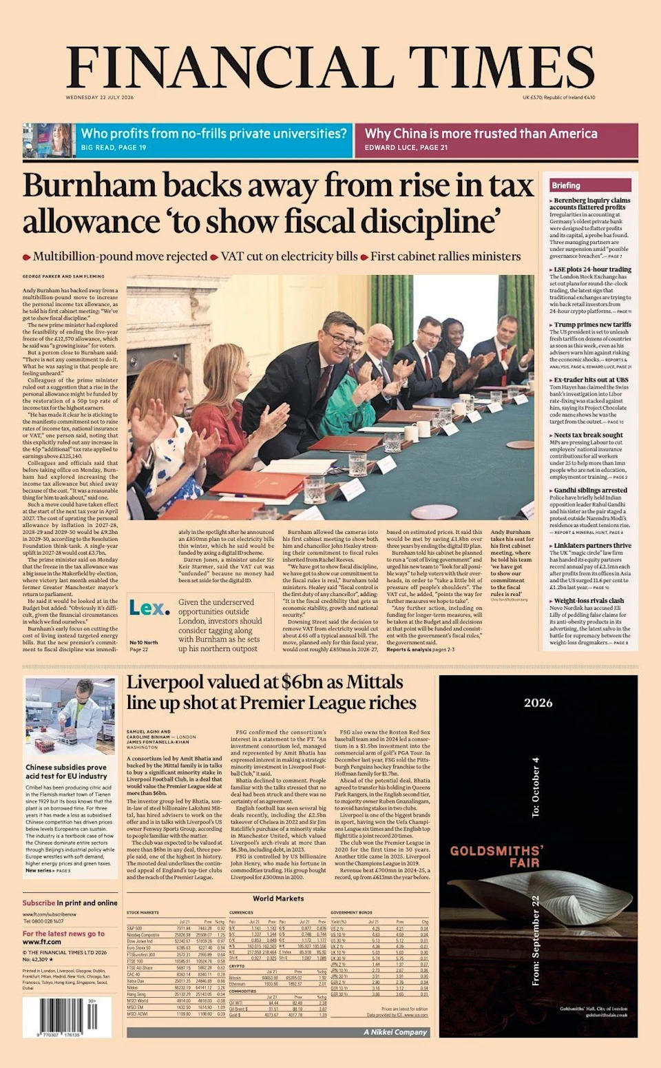 Widdecombe Murder And Burnham's Funding Test Dominate UK Front Pages