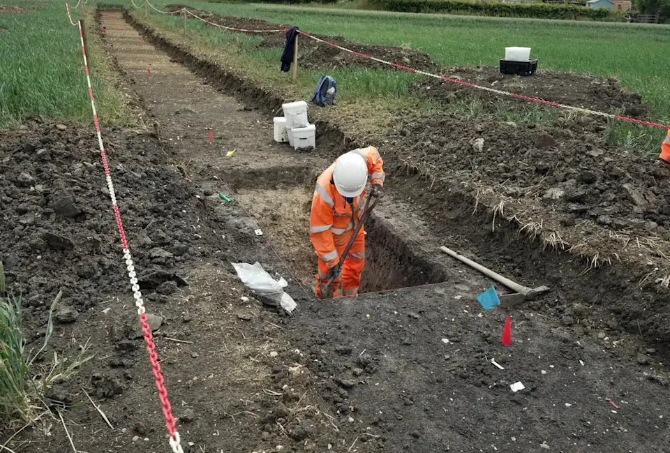 Rare 1,740-Year-Old Roman Coin Depicting Breakaway Emperor Carausius Found During East West Rail Excavations