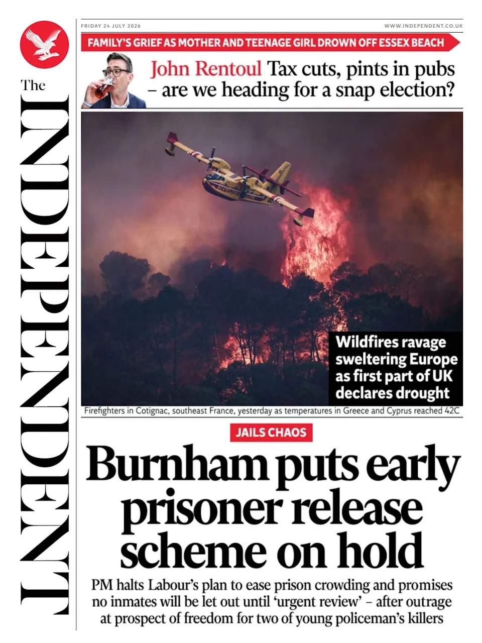Burnham Pauses Early Prison Releases as 'No 10 North' Begins; Royals Make Tardis Entrance