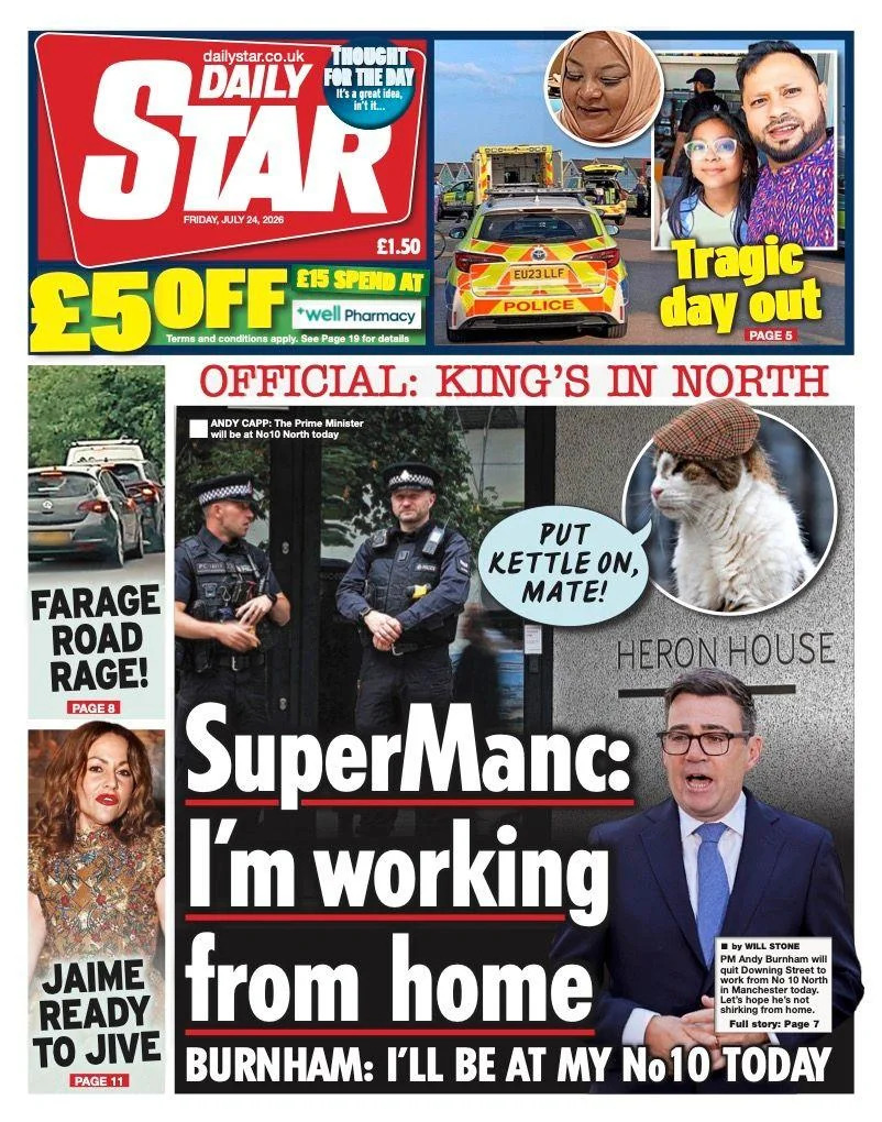 Burnham Pauses Early Prison Releases as 'No 10 North' Begins; Royals Make Tardis Entrance