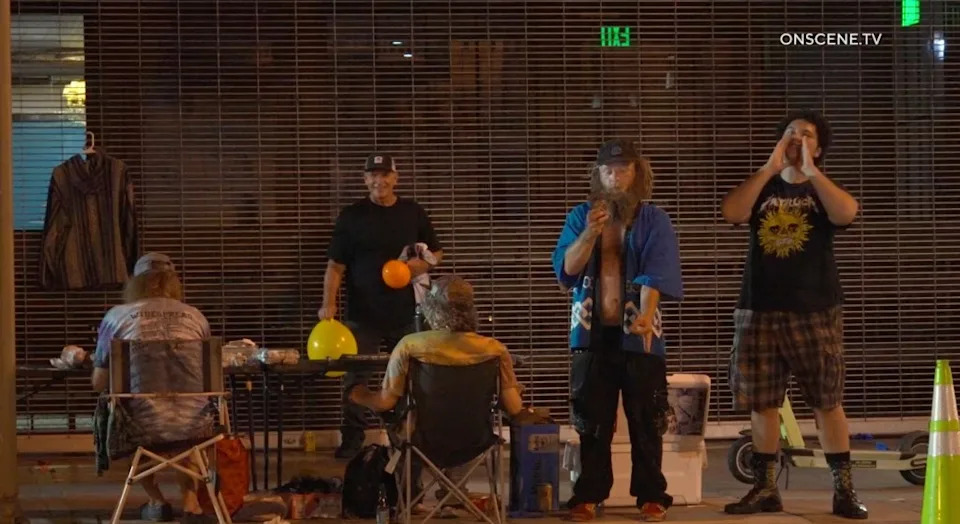 Nitrous-Oxide Party Takes Over DTLA Block Outside Orpheum During Widespread Panic Concert