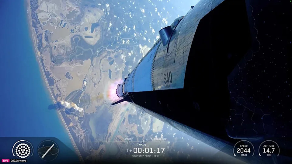 SpaceX: 13. probni let Super Heavy–Starship — potisnik je doživeo „tvrdo“ prizemljenje, Starship uspešno obavio suborbitalni let