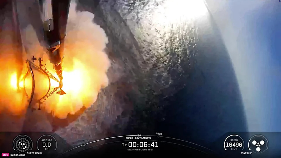 SpaceX: 13. probni let Super Heavy–Starship — potisnik je doživeo „tvrdo“ prizemljenje, Starship uspešno obavio suborbitalni let
