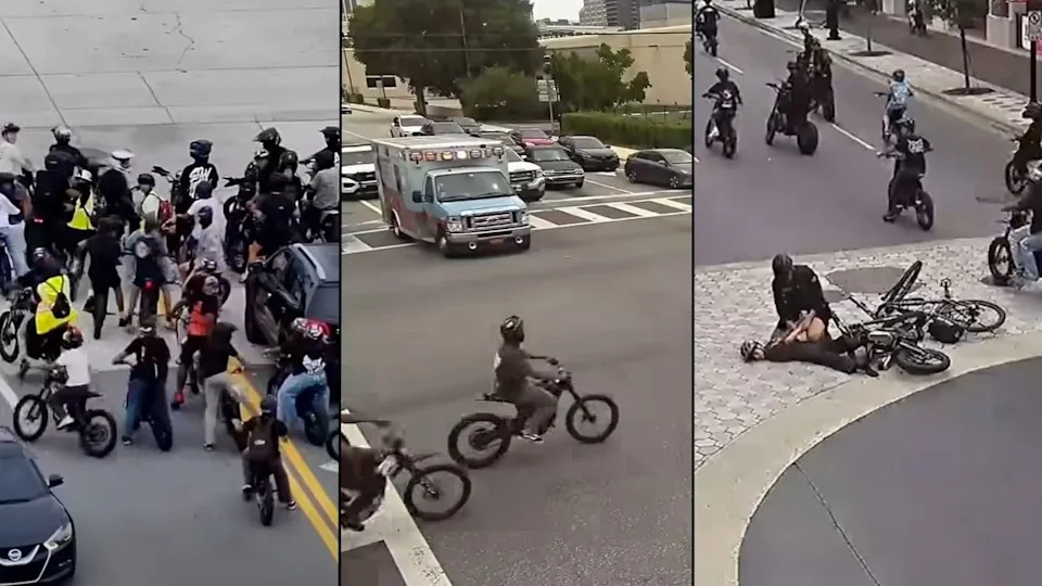Hundreds of Teen E-Bikers Swarm Downtown Orlando, Block Ambulance — Police Crack Down