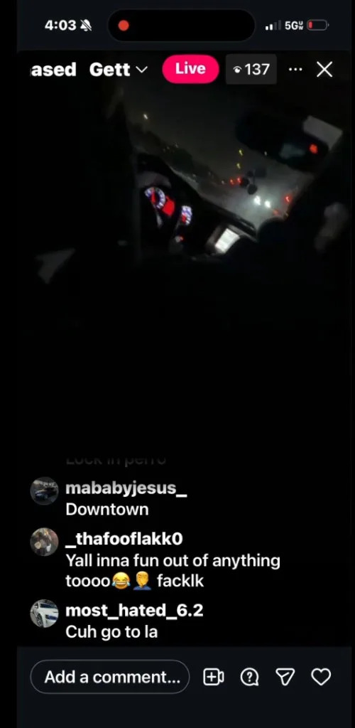 LA Drivers Livestream Their Own High-Speed LAPD Chase — 4 Arrested