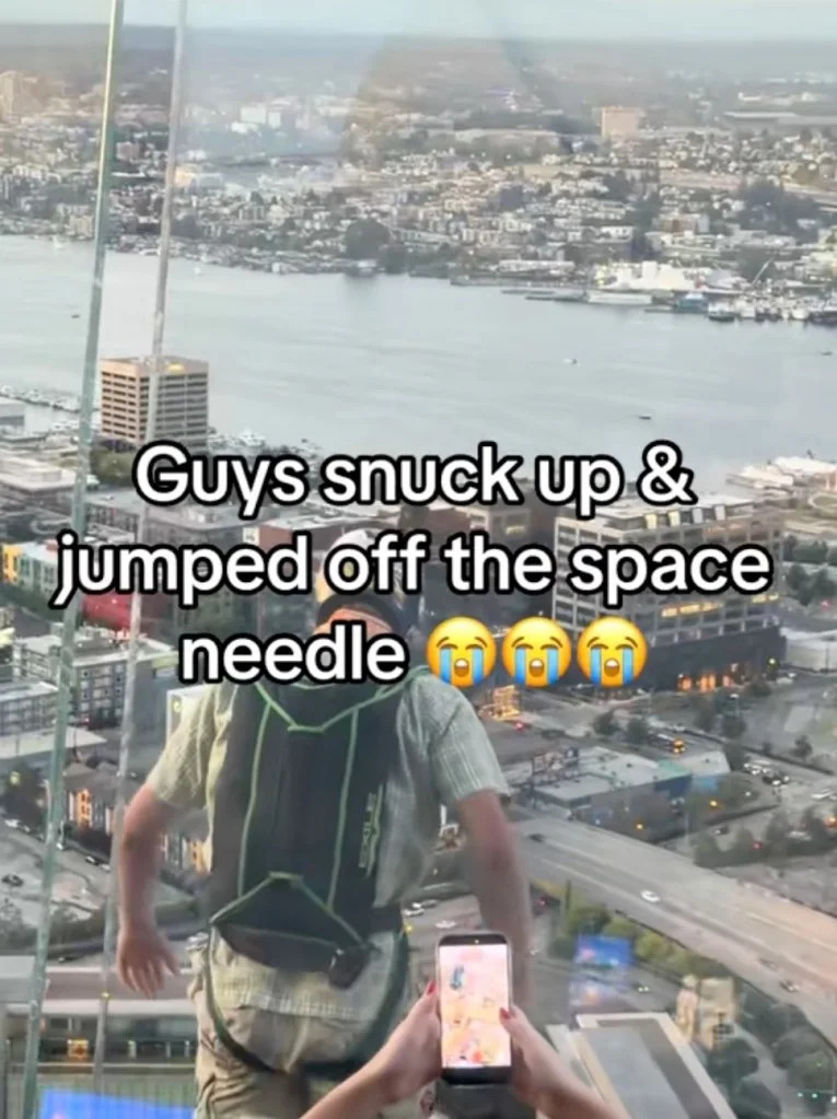 Daring BASE Jumpers Scale Space Needle, Parachute Into Seattle — Officials Investigating