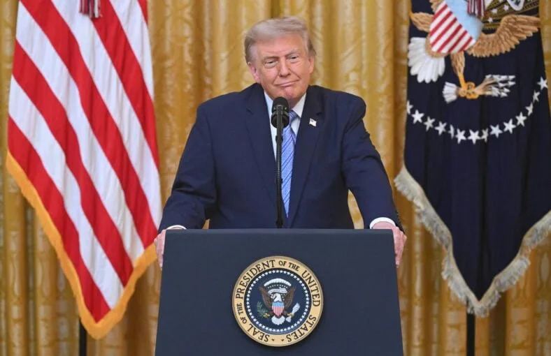 Trump Mocks Speechwriters After Sex Joke Falls Flat at Rescheduled WHCD