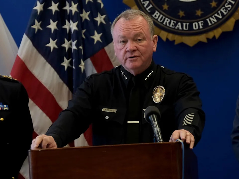 LAPD Chief: City Needs 12,500 Officers as Ranks Shrink Ahead of 2028 Olympics