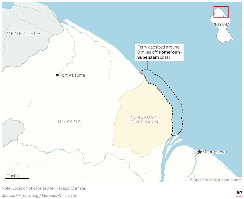 Guyana Appoints Independent International Panel to Probe Deadly MV Barima Ferry Sinking