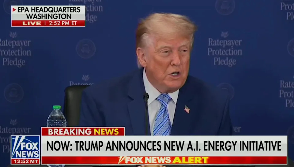 Trump's Call to Back Data Centers Goes Viral: 