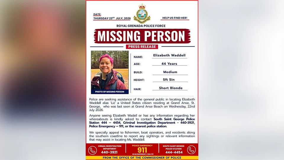 Search Intensifies For North Carolina Physical Therapist Missing During Grenada Vacation