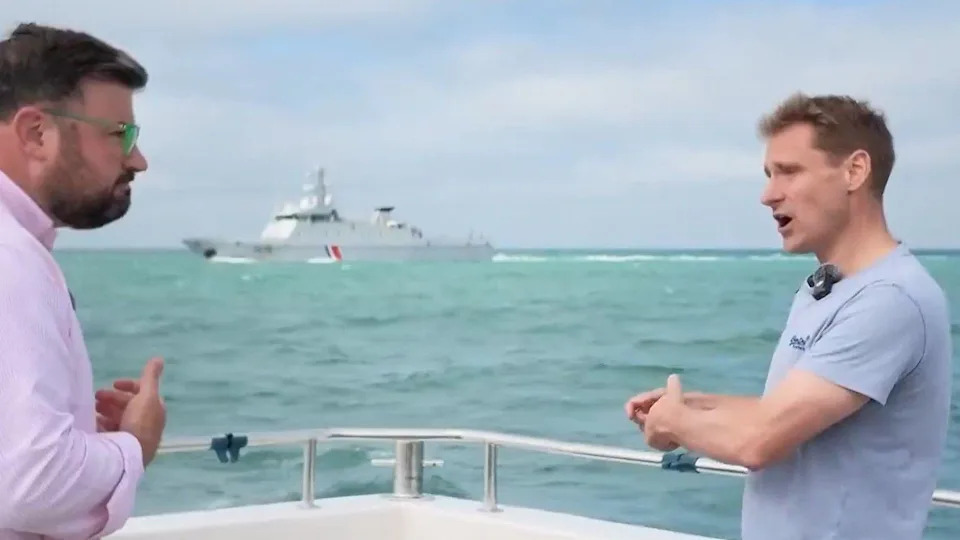 French Patrol Boat Fires Live Rounds During BBC Interview With UK MP in the English Channel