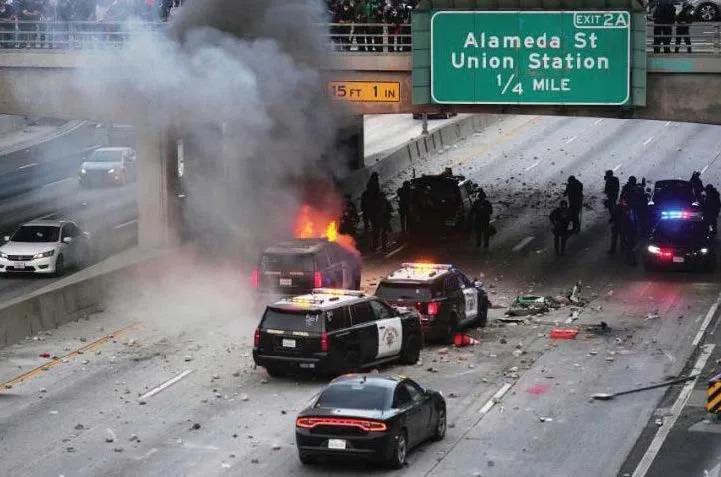 Los Angeles Man Sentenced to 3 Years for Throwing Burning Debris and Rocks at CHP During Anti‑ICE Protests