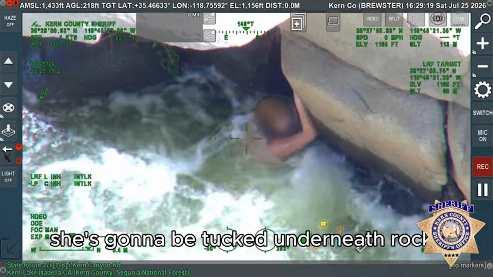 Heart-Stopping Rescue: Deputies Pull Woman From Raging Kern River Rapids
