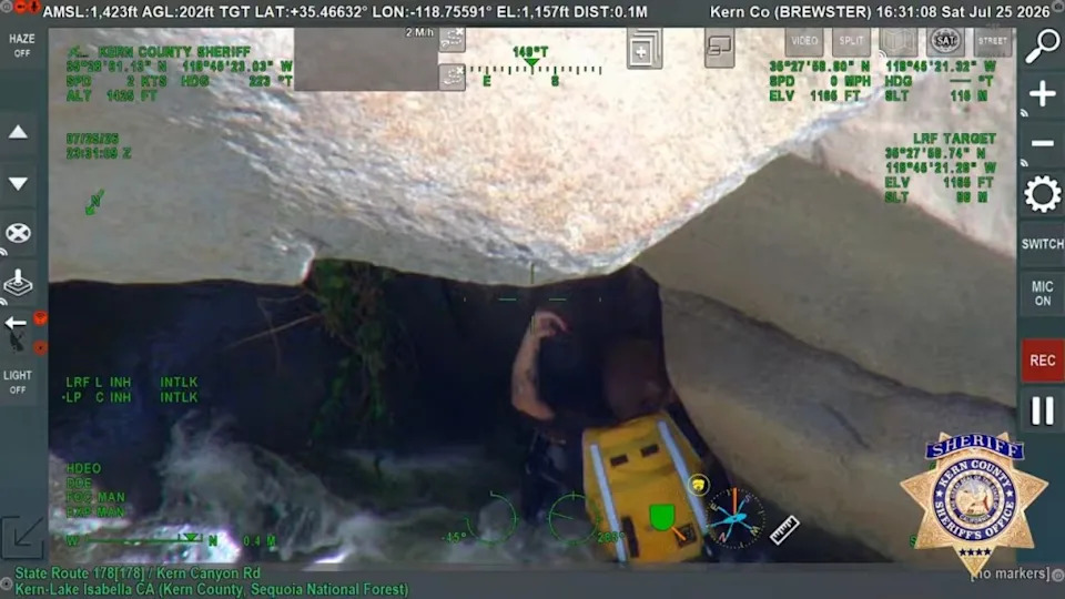 Heart-Stopping Rescue: Deputies Pull Woman From Raging Kern River Rapids